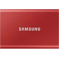 Samsung Ssd T7 2 Tb ārējais disks sarkanā krāsā Mu-Pc2T0R / Ww 25240