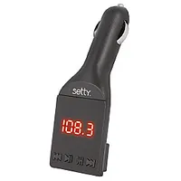 Setty Fm Bluetooth 4.0 Auto Transmitter / Usb Micro Sd Aux Lcd 3.5 mm Vads Melns 392543