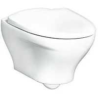 Sienas tualete Estetic 8330 ar Softclose vāku, Ceramicplus, Hygienic Flush, balts 675481