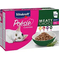 Vitakraft Poésie Classique Gaļas izvēle - mitrā kaķu barība 12 x 85 g 782969