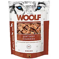 Woolf Soft Liellopu gaļas gabaliņi - cienasts suņiem un kaķiem 100G 671919
