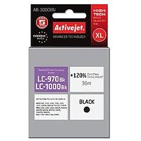 Activejet Ab-1000Bn tinte Brother printerim Rezerves Lc1000/Lc970Bk Augstākā 35 ml melns 383783