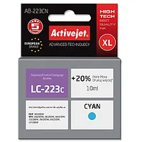 Activejet Ab-223Cn tinte Brother printerim Rezerves Lc223C Augstākā 10 ml zils 277558