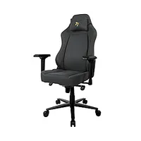 Arozzi Gaming Chair Primo Woven Fabric Black/Grey/Gold logo 159603