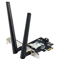 Asus Ax1800 Dual-Band Bluetooth 5.2 Pcie Wi-Fi Adapter Pce-Ax1800 802.11Ax, 5741201 Mbit/S, Mu-Mimo Yes, No mobile broadband, Antenna type External 326507