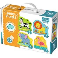 Baby Mazuļu puzle Safari dzīvnieki 5273
