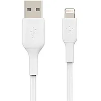 Belkin Lightning to Usb-A Cable 2M Boost Charge Polyvinyl Chloride, White 178099