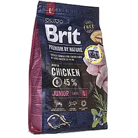 Brit Premium by Nature Junior L Puppy Chicken 3 kg 276492
