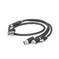 Cable Usb Charging 3In1 1M/Black Cc-Usb2-Am31-1M Gembird 365058
