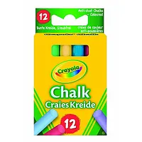 Crayola Kaļķa krītiņi krāsaini, 12 gb. 4601