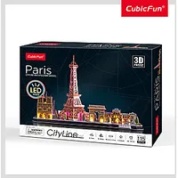 Cubicfun City Line 3D Bl puzle Parīze 137554