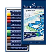 Eļļas pasteļkrītiņi Faber Castel, 12 krāsas 540737