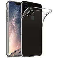 Fusion Ultra Back Case 1 mm Izturīgs Silikona Aizsargapvalks Priekš Apple iPhone Xs Max Caurspīdīgs 141823