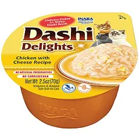 Inba Dashi Delights Vistas gaļa ar sieru buljonā - cienasts kaķiem 70G 687313
