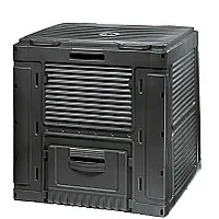 Komposta kaste E-Composter With Base 470L melna 384877