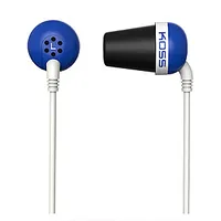 Koss Plug In-Ear, 3.5 mm, Blue, Noice canceling, 158662