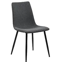 Krēsls Winnie 45X56.5X85Cm melns/pelēks 0000096503 440543