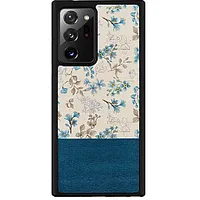 ManWood case for Galaxy Note 20 Ultra blue flower black 563805