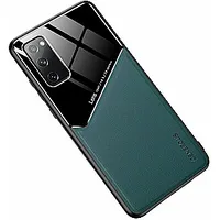 Mocco Lens Leather Back Case Aizmugurējais Ādas Apvalks Priekš Apple Iphone 12 Mini Zaļš 402045