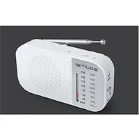 Muse M-025 Rw, Portable radio, White 160449