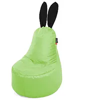 Qubo Mommy Rabbit Black Ears Lime Velvet Fit пуф кресло-мешок 506649