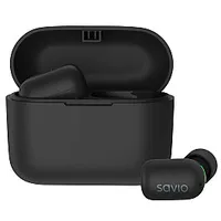 Savio Tws-09 Ipx5 austiņas/austiņas Bezvadu ausīs ievietojama mūzika Bluetooth melns 285219