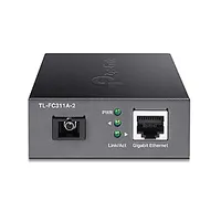 Tp-Link Gigabit Single-Mode Wdm Media Converter Tl-Fc311A-2 Sc Fiber Port, 10/100/1000 Mbps Rj45 Port Auto Mdi/Mdix 160015