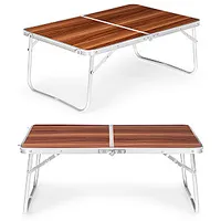 Tūristu galds, saliekams piknika brūns galda virsma, 60X40 cm 708930