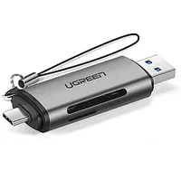 Ugreen Usb Type C  3.0 Sd micro card reader gray 50706 522562