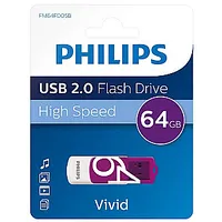 Usb 2.0 Flash Drive Vivid Edition Violeta 64Gb 1439