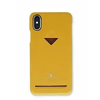 Vixfox Card Slot Back Shell for Iphone Xr mustard yellow 700854