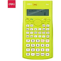 Zinātniskais kalkulators Deli 240F, divrindu displejs, 102 cipari, gaiši zaļš 556562