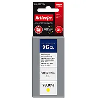 Activejet Ah-912Yrx tinte Hp printeriem, 912Xl 3Yl83Ae nomaiņa Premium 990 lappuses dzeltens 414640