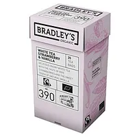 Baltā tēja Bradleys bioloģiskā ar zemeņu un vaniļas aromātu 25  mais 693557