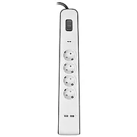 Belkin Surge Protector Bsv401Vf2M White 4 Ac Outlets 2M 602630