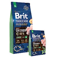 Brit Premium by Nature Junior Xl 15 kg pieaugusi vistas gaļa 275848