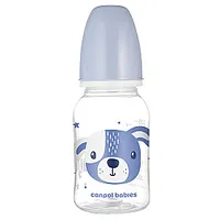 Canpol Babies šaura kakla pudelīte Cute Animals, 120 ml, 11/851Blu 710896