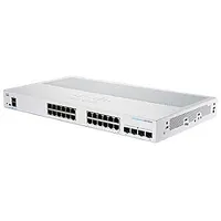 Cisco Cbs250-24T-4X-Eu tīkla slēdzis pārvaldīts L2/L3 Gigabit Ethernet 10/100/1000 Sudrabs 382134