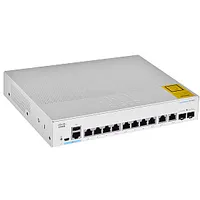 Cisco Cbs250-8T-E-2G-Eu tīkla slēdzis pārvaldīts L2/L3 Gigabit Ethernet 10/100/1000 Sudrabs 335326