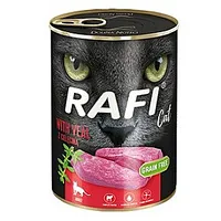 Dolina Noteci Rafi Cat Adult ar teļa gaļu - mitrā barība kaķiem 400G 525682