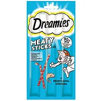 Dreamies Meaty Sticks Salmon - kārums kaķiem 30 g 504555