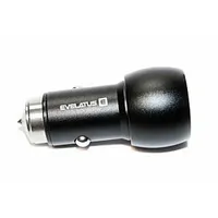 Evelatus - Car Charger Ec7Dc01 Black 3.1A 2Usb port with stainless steel escape tool 694106