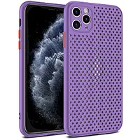 Fusion Breathe Case Silikona Aizsargapvalks Priekš Apple iPhone 12 Pro Max Violets 425480