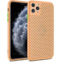 Fusion Breathe Case Silikona Aizsargapvalks Priekš Apple iPhone 12 / Pro Oranžs 425482