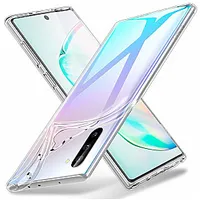 Fusion Ultra Back Case 0.3 mm Izturīgs Silikona Aizsargapvalks Priekš Samsung N970 Galaxy Note 10 Caurspīdīgs 141775