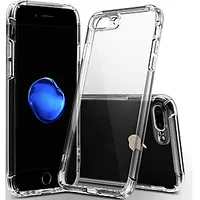Fusion Ultra Back Case 1 mm Izturīgs Silikona Aizsargapvalks Priekš Apple iPhone 7 Plus / 8 Caurspīdīgs 141822