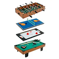 Galda spēle 4 in 1 Ping-Pong, gaisa hokejs, futbols, biljards 5 Cb85327 632858