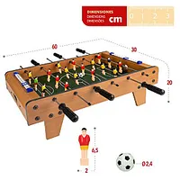 Galda spēle Koka galda futbols 60X30X20 cm 6 Cb43310 632729