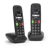Gigaset E290 Duo bezvadu tālrunis, melns 676086