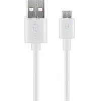 Goobay Micro Usb charging and sync cable 43837 White, 2.0 micro male Type B, A 385442